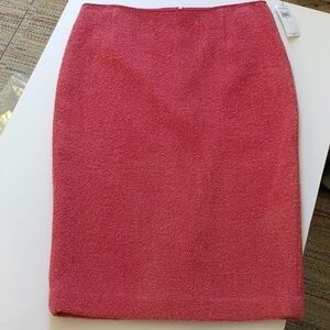 Tahari faded Pink Boucle Pencil Skirt (8)